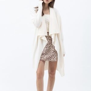 Miss Sparkling - Waterfall Open Cardigan in Ivory